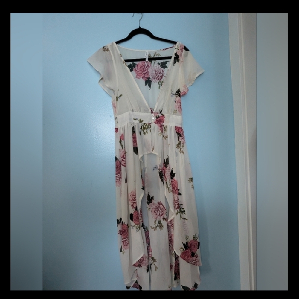 Live 4 Truth Floral Dress - Pink and Cream